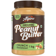 Deals, Discounts & Offers on  - Alpino Organic Natural Peanut Butter Crunch 1KG | Unsweetened