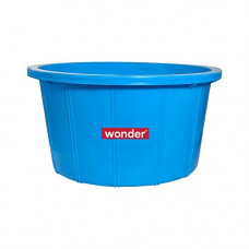 Deals, Discounts & Offers on  - Wonder Plastic Tub 40 Heavy Qyality Tub, 1 pc Tub 38 LTR, Blue Color, Made in India, KBS01902