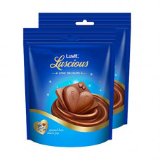 Deals, Discounts & Offers on  - LuvIt Luscious Love Delights, Heart Shaped Chocolate  A Gift of Love, 342g - Pack of 2