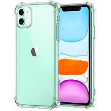 Deals, Discounts & Offers on Mobile Accessories - E-COSMOS for Apple iPhone 11 Case Cover Slim Crystal Clear Soft TPU Back Cover (Transparent)