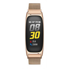 Deals, Discounts & Offers on Men - Timex Fitness band with Full Touch screen, Color Display, Metal case, Heart Rate Monitoring, Activity tracking, notifications, IP68 Water proof (Rose gold stainless steel strap + Free Silicone strap)