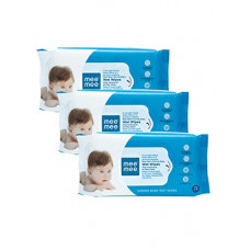 Deals, Discounts & Offers on Baby Care - Mee Mee Baby Gentle Wet Wipes with Aloe Vera extracts |72 pcs| Pack of 3