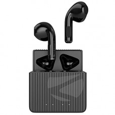 Deals, Discounts & Offers on Headphones - Zebronics Zeb-Sound Bomb 3 TWS Earbuds with Bluetooth v5.2, up to 12H Backup, Flash Connect, Splash Proof, Voice Assistant, stem Touch Control, 13mm Driver, Built in Microphone and Type C(Black)