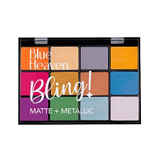 Deals, Discounts & Offers on Beauty Care - Blue Heaven 12-in-1 Bling Eyeshadow, Playful Burst
