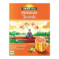 Deals, Discounts & Offers on  - Tata TeaPremium Teaveda | Premium Assam Tea Leaves | With Goodness of Time-tested Indian Ingredients -Tulsi, Elaichi, Ginger & Brahmi | Flavoured Tea | 500g