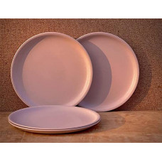 Deals, Discounts & Offers on  - Mojolife Eco-Friendly, BPA Free, Food Grade Bamboo Fiber Plates (Chroma Pink, 8 Inch)(Set of 4 Plates)
