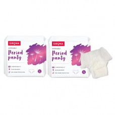 Deals, Discounts & Offers on Health & Personal Care - Sirona Disposable Period Panties For Sanitary Protection For Women | L - XL (Pack of 10)