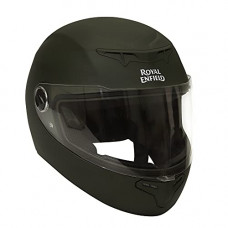 Deals, Discounts & Offers on  - Royal Enfield Solid Full Face Helmet Matt Battle Green L