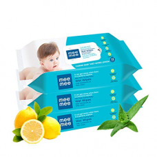 Deals, Discounts & Offers on Baby Care - Mee Mee Baby Gentle Wet Wipes with Lemon extracts |72 pcs| Pack of 3