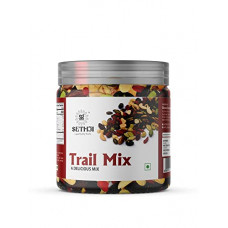Deals, Discounts & Offers on  - SETHJI Trail Mix Dry Fruits, Nuts, Seeds & berries Jar Pack(250g) - Almonds, Cashews, Black Raisins, Cranberries, Pumpkin Seeds, and Sunflower Seeds, Family Pack of 1 ( Any time snacks