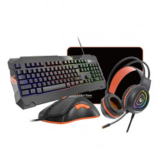 Deals, Discounts & Offers on  - Meetion MT-C505 4 in 1 Gaming Combo Kit, Anti-Ghost RGB Gaming Keyboard, 5+1 Buttons 3200DPI Gaming Mouse, Backlit Gaming Headphone with Omni-Directional Microphone, High-Precision Gaming Mouse Pad