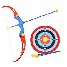 Deals, Discounts & Offers on  - Amitasha Plastic Archery Bow and Arrow Toy Set with Target Board, Multicolour