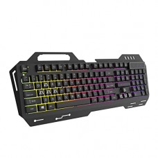 Deals, Discounts & Offers on  - Wings Grind 100 Gaming Keyboard with Metallic casing 19 Anti-ghosting Key and Changeable Backlight, Black