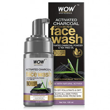 Deals, Discounts & Offers on Beauty Care - WOW Skin Science Activated Charcoal Foaming Face Wash - with Activated Charcoal Powder & Tea Tree Oil - Helps Lift Off Pollutants & Dirt - No Parabens, Sulphate, Silicones & Color - 100mL