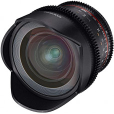Deals, Discounts & Offers on Electronics - Samyang 16MM T2.6 VDSLR Manual Focus Video Lens For Canon Camera - Black