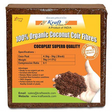 Deals, Discounts & Offers on Gardening Tools - Kraft Seeds Cocopeat/Agropeat Block For Garden (10 Kg)