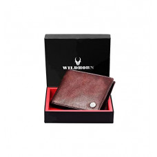 Deals, Discounts & Offers on Bags, Wallets & Belts - WildHorn Brown Leather Men's Leather Wallet(WH2052 Crackle)