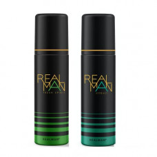 Deals, Discounts & Offers on Beauty Care -  REALMAN DEODORANT SPRIT + ATTRACT -400 ML (Pack Of 2)
