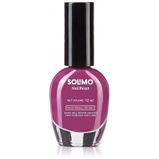 Deals, Discounts & Offers on Beauty Care - Amazon Brand - Solimo Burgundy Nail Polish, Toxin-Free, Quick Drying, Glossy Finish, 12 ml