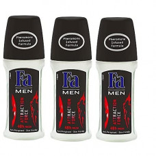 Deals, Discounts & Offers on Beauty Care - Fa Men Attraction Force 48h Anti-Perspirant Roll on 50ml X 3 (Pack Of 3)