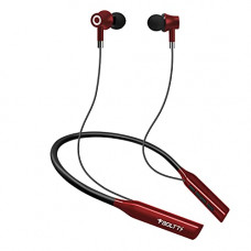 Deals, Discounts & Offers on Headphones - Fire-Boltt BN1400 Bluetooth Wireless In Ear Earphones with Mic (Red)