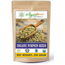 Deals, Discounts & Offers on  - Ayuramrit Organics Pumpkin Seeds, 250 Grm