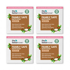 Deals, Discounts & Offers on Beauty Care - The Better Home Shea Butter Bath Soap (Pack of 4) | Organic Natural Hand Made Bathing Soap Bar | Shea Butter Soap Base