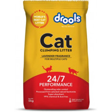 Deals and Offers on - Drools Clumping Lavender Fragrance Cat Litter (For multiple cats), 5kg Deals, Discounts & Offers on - Drools Clumping Lavender Fragrance Cat Litter (For multiple cats), 5kg