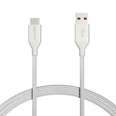 Deals, Discounts & Offers on  - AmazonBasics Double Braided Nylon USB Type-C to Type-A 2.0 Male Cable