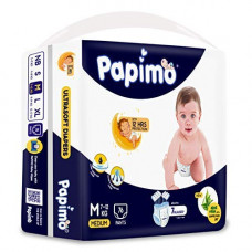 Deals and Offers on Baby Care - Papimo Baby Pants Diapers with Aloe Vera, Medium (7 - 12 kg), 76 Count Deals, Discounts & Offers on Baby Care - Papimo Baby Pants Diapers with Aloe Vera, Medium (7 - 12 kg), 76 Count