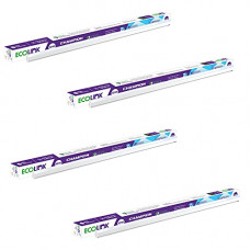Deals, Discounts & Offers on  - EcoLink 10-Watt Polycarbonate Batten (Cool White,Pack of 4)