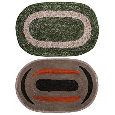 Deals, Discounts & Offers on  - Kuber Industries Soft Cotton 2 Pieces Anti Slip Door Mat 14.5