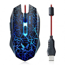 Deals, Discounts & Offers on  - Mftek Tag 3 2000 dpi LED Backlit USB Wired Unbreakable ABS Body Gaming Mouse (Black)