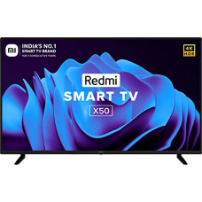 Deals and Offers on Televisions - Redmi 126 cm (50 inches) 4K Ultra HD Android Smart LED TV X50 | L50M6-RA (Black) Deals, Discounts & Offers on Televisions - Redmi 126 cm (50 inches) 4K Ultra HD Android Smart LED TV X50 | L50M6-RA (Black)