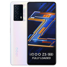 Deals, Discounts & Offers on Electronics - vivo iQOO Z5 5G (Arctic Dawn, 8GB RAM, 128GB Storage) | Snapdragon 778G 5G Processor | 5000mAh Battery | 44W FlashCharge