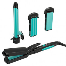 Deals and Offers on Irons - Havells HC4043 3 in 1 Hair Styler - Straightener, 19mm Curler, Crimper For Multiple Styles - (Blue/Black) Deals, Discounts & Offers on Irons - Havells HC4043 3 in 1 Hair Styler - Straightener, 19mm Curler, Crimper For Multiple Styles - (Blue/Black)