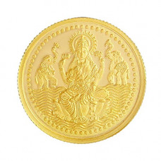 Deals, Discounts & Offers on  - [For SBI Credit Card] Malabar Gold & Diamonds 24k (999) Goddess Lakshmi 2 gm Yellow Gold Coin
