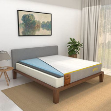 Deals, Discounts & Offers on Furniture - SleepyCat Original 3-Layered Medium Firm 8-inch Memory Foam Mattress with Bamboo Cover (King Size, 78x72x8 inches)
