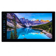 Deals, Discounts & Offers on Electronics - SuzecBlockbuster Series Double Din car Stereo with Touch Screen, Mirror Link,Bluetooth, Media Player and LED Reverse Camera