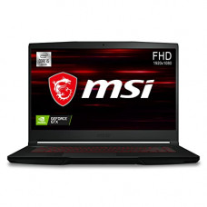 Deals, Discounts & Offers on Laptops - MSI Gaming GF63 Thin, Intel 10th Gen. i5-10500H, 40CM FHD 60Hz Gaming Laptop (8GB/256GB NVMe SSD + 1TB HDD/Windows 10 Home/Nvidia GTX1650 MaxQ 4GB GDDR6/ Black/1.86Kg), 10SC-611IN