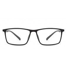 Deals, Discounts & Offers on  - Lenskart Blu | Zero Power Bluecut & Antiglare Computer Eyeglasses | Black Full Rim Rectangle | For Men and Women | Large | LB E14255