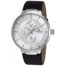 Deals, Discounts & Offers on Men - Titan Slimline Analog Men's Watch, NL90093SL01 (White Dial, Black Band)