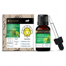 Deals, Discounts & Offers on Beauty Care - Soulflower Peppermint Essential Oil-Pure & Natural Therapeutic Grade, Undiluted Oil| Skin & Hair Care, Scalp, Diffuser, Aromatherapy| Mentha Piperita|15ml-Ecocert Cosmos Organic Certified
