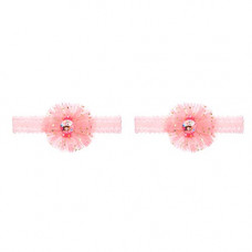 Deals, Discounts & Offers on Women - Amazon Brand - Solimo Kid's Hair Bands with Unicorn, Light Pink, Pack of 2