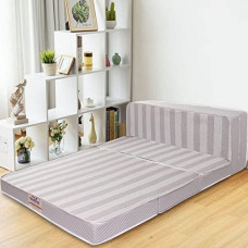 Deals, Discounts & Offers on Furniture - Springtek Tri-Fold Soft Foam Mattress | PU Foam 3 Folding | Medium Firm Mattress