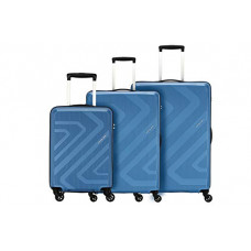 Deals and Offers on - Kamiliant by American Tourister Kiza Combo set of 3 Ash Blue Small, Medium and Large 4-wheel Check-in Suitcase Deals, Discounts & Offers on - Kamiliant by American Tourister Kiza Combo set of 3 Ash Blue Small, Medium and Large 4-wheel Check-in Suitcase