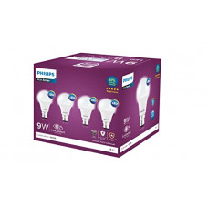 Deals and Offers on - Philips Base B22 9-Watt LED Bulb (Pack of 4, White) Deals, Discounts & Offers on - Philips Base B22 9-Watt LED Bulb (Pack of 4, White)