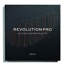Deals, Discounts & Offers on Beauty Care - Revolution Pro 4k Highlighter Palette, Gold, 16g