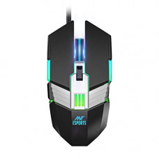 Deals, Discounts & Offers on  - Ant Esports GM90 Wired Gaming Mouse with RGB, 6 Programmable Buttons, up to 3200 DPI Adjustable, Optical Gamer Gaming Mice with Multicolour LED Lights - Black