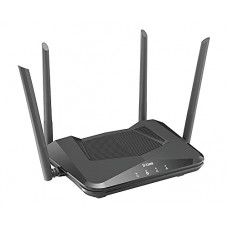 Deals, Discounts & Offers on  - D-Link DIR-X1560 AX 1500 MU-MIMO Dual Band Wi Fi 6 Router, 5 Gigabit Port, 4 External Antenna, Voice Control Compatible, Parental Control